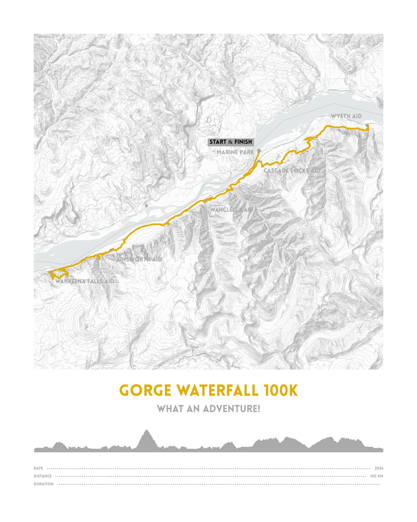 poster-Gorge Waterfall 100K